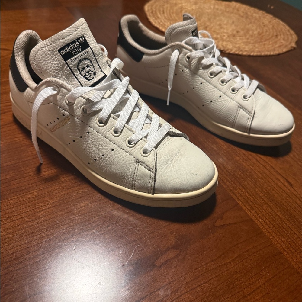 Adidas Stan Smith White and Black Sneakers